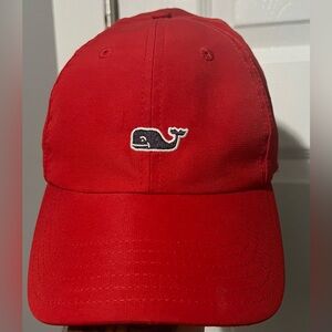 Vineyard Vines 🐳 Red Velcro Hat!